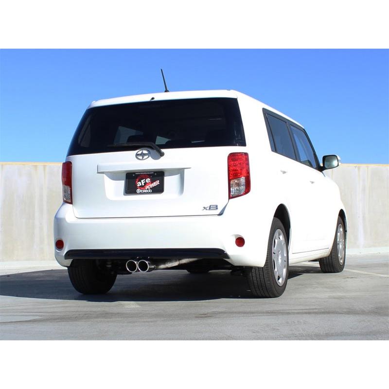aFe Takeda Exhaust Axle-Back 08-14 Scion xB L4 2.4L 304SS Polished Dual Tips Exhaust-SR1 Performance