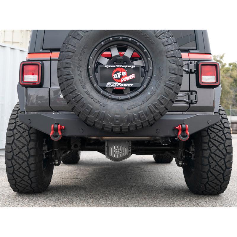 aFe MACHForce XP 18-20 Jeep Wrangler (JL) L4-2.0L (t) 3in 409 SS Cat-Back Hi-Tuck Exhaust-SR1 Performance