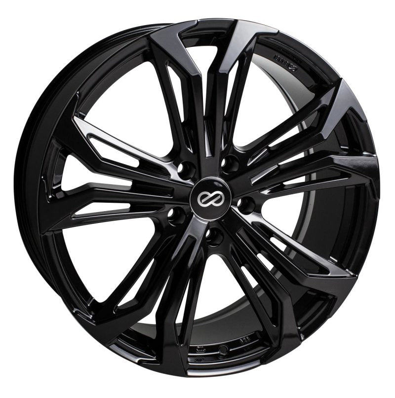 Enkei Vortex 5 Wheel 17x7.5 40mm Offset 5x114.3mm Bore - Black-SR1 Performance