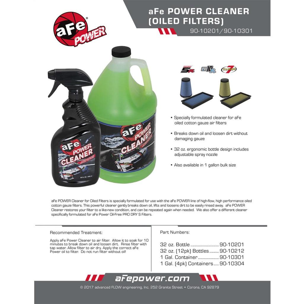 AFE MagnumFLOW Pro 5R Air Filter Power Cleaner 32 oz Spray Bottle (12 Pack)-SR1 Performance