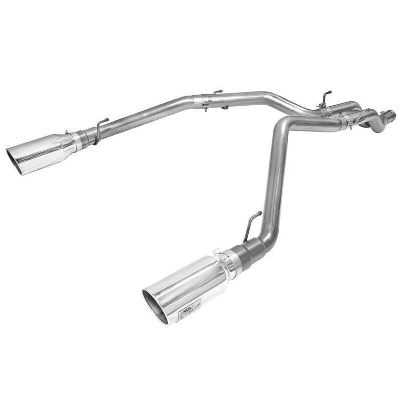 aFe MACHForce XP DPF-Back Exhaust 3in SS w/ 6in Polished Tips 2014 Dodge Ram 1500 V6 3.0L EcoDiesel-SR1 Performance