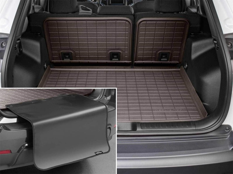 WeatherTech SeatBack Cargo Liner HP with Bumper Protector for 2019-2022 Jeep Cherokee – Cocoa