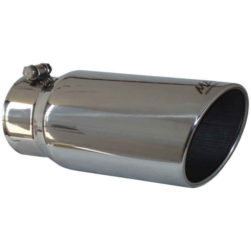 MBRP Universal Tip 5 O.D. Angled Rolled End 4 inlet 12 length-SR1 Performance