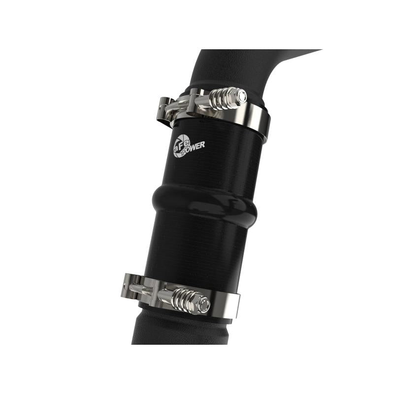 aFe RAM 1500 20-22 V6-3.0L (td) BladeRunner 2-1/2in & 3in Aluminum Hot Charge Pipe Black-SR1 Performance
