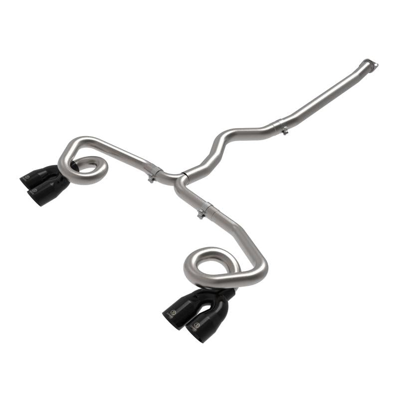 aFe POWER Takeda 3in to 2-1/2in 304 SS Cat-Back Exhaust w/ Black Tips 22-23 Subaru WRX H4-2.4L (t)-SR1 Performance
