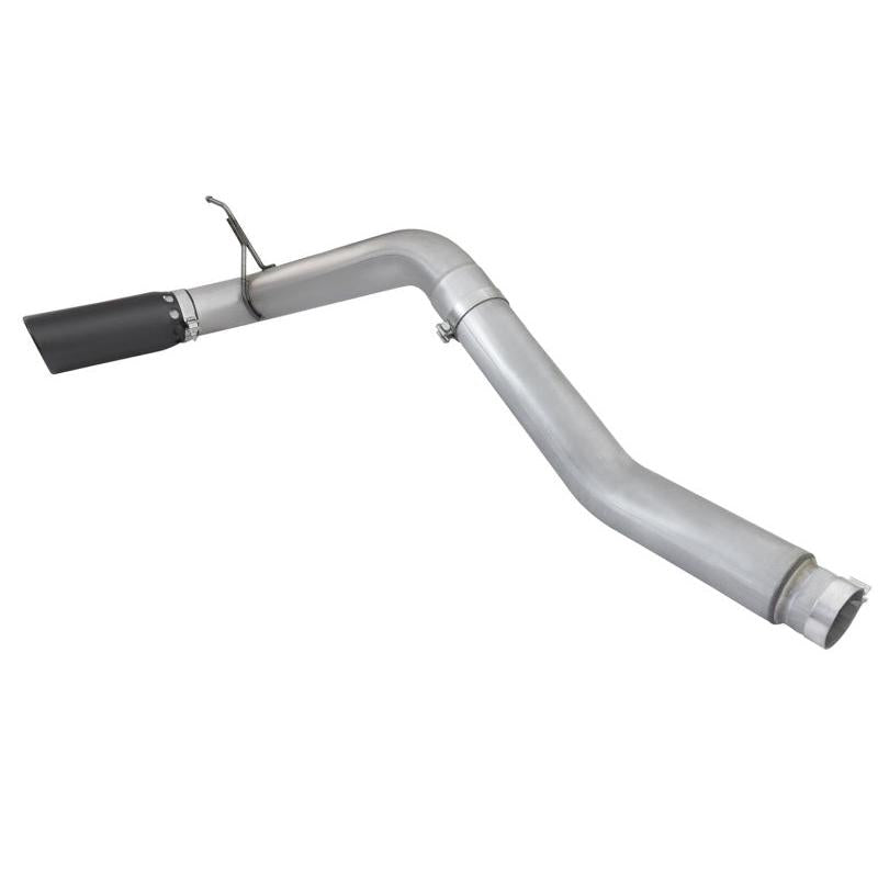 aFe Atlas Exhaust 5in DPF-Back Al Steel 2016 Nissan Titan XD V8-5.0L Black Tip-SR1 Performance
