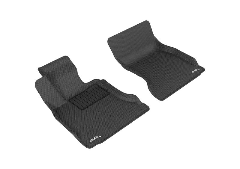 3D MAXpider 2011-2016 BMW 5 Series F10 Kagu 1st Row Floormat - Black-SR1 Performance