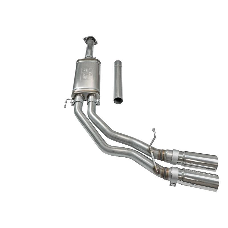 aFe Rebel Exhausts 3in SS Cat-Back 15-16 Ford F-150 EcoBoost V6 2.7/3.5L V8 5.0L w/ Polished Tips