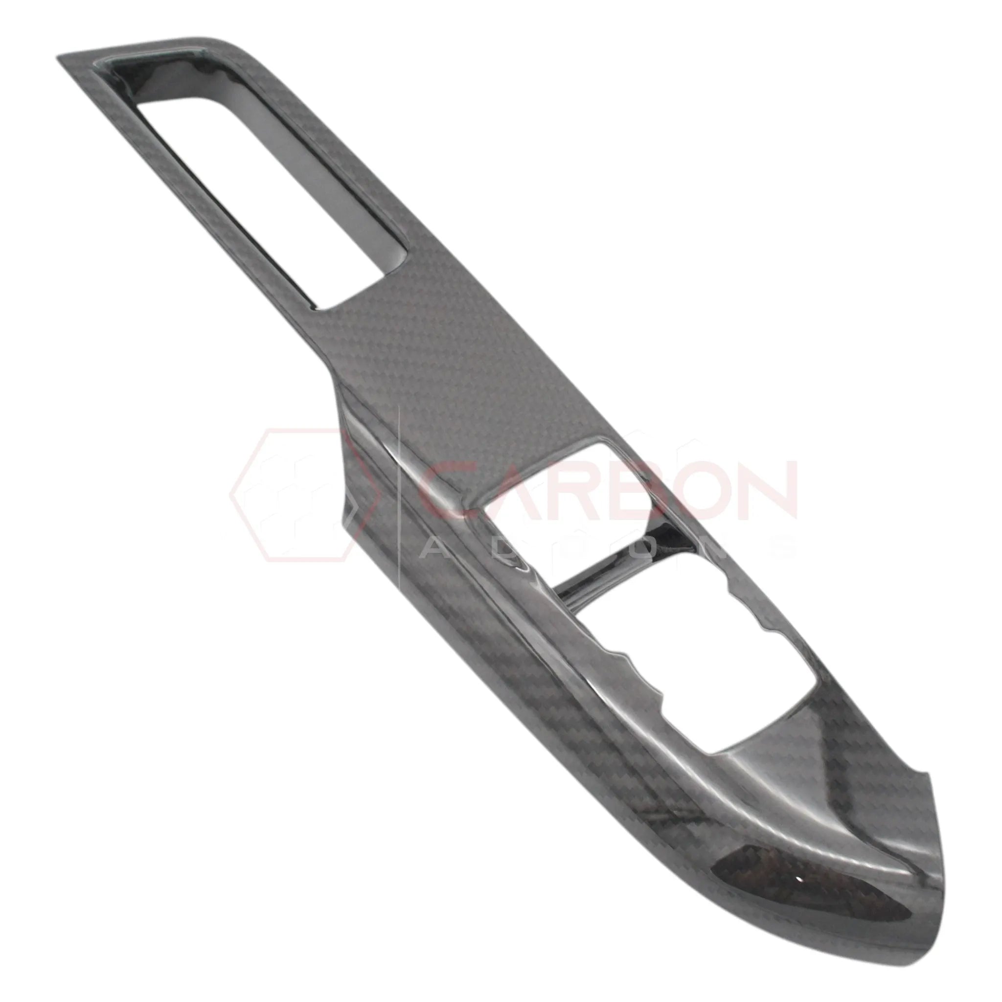 2024+ S650 Mustang Hard Carbon Fiber Window Switch Control Trim Cover | V2