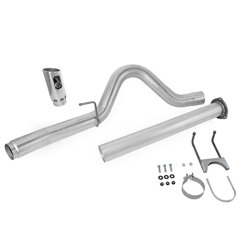 aFe LARGE Bore HD Exhausts DPF-Back SS-409 EXH DB Ford Diesel Trucks 11-12 V8-6.7L (td)-SR1 Performance