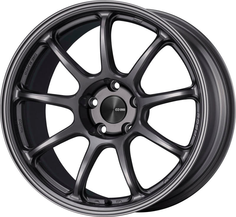 Enkei PF09 17x8 5x100 40mm Offset 75mm Bore Dark Silver Wheel-SR1 Performance