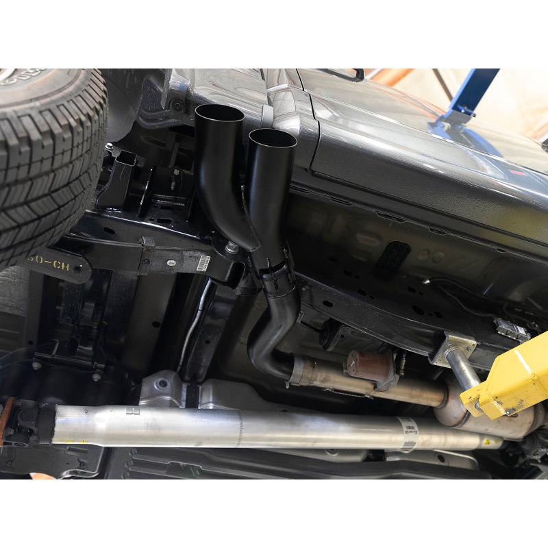 aFe Rebel DPF-Back 409 SS Exhaust System w/Dual Black Tips 18-19 Ford F-150 V6 3.0L (td)-SR1 Performance