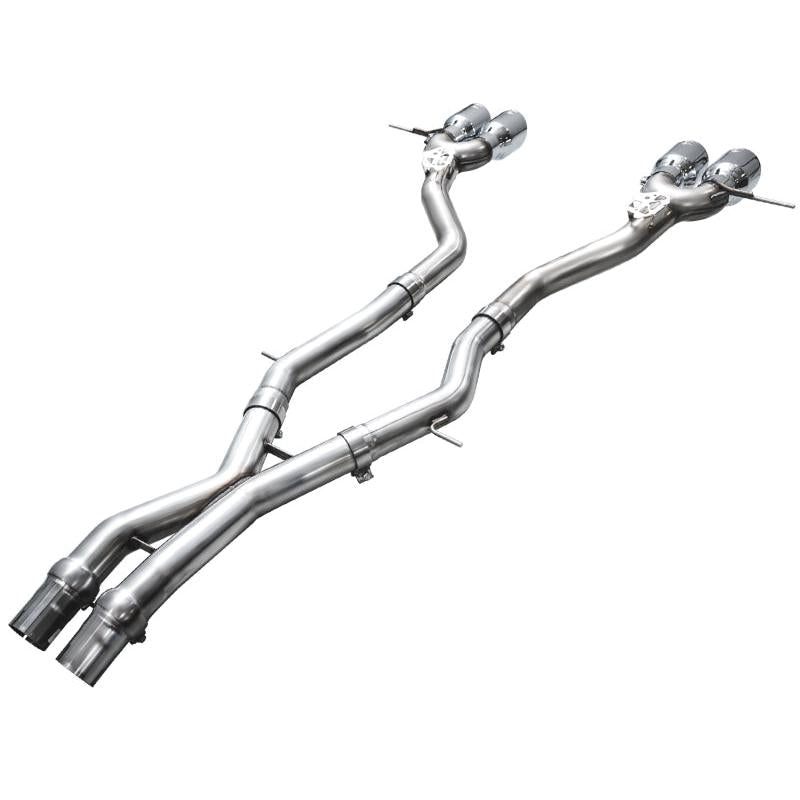 AWE Tuning 23-24 BMW G87 M2 Track Edition Exhaust - Chrome Silver Tips