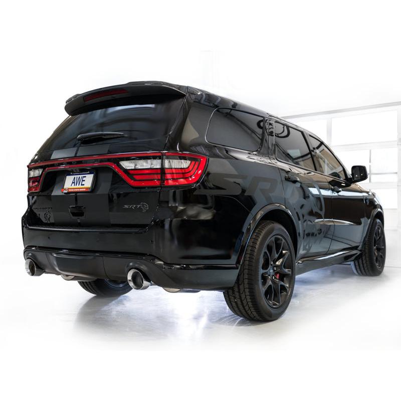 AWE Tuning 18-23 Dodge Durango SRT & Hellcat Track Edition Exhaust - Chrome Silver Tips