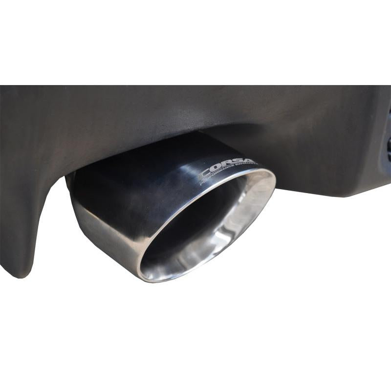 Corsa 2008-2015 Mitsubishi Lancer Evolution X Sedan 2.0L Polished Sport Dual Rear Cat-Back Exhaust