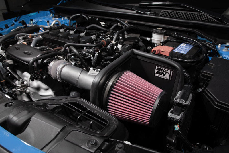 K&N 2022 Honda Civic 1.5L Turbo L4 Silver Typhoon Intake-SR1 Performance