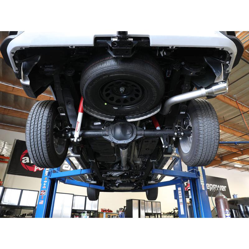 aFe Large Bore-HD 3in 409SS DPF-Back 20-21 GM Trucks L6-3.0L (td) LM2 - Polished Tip-SR1 Performance