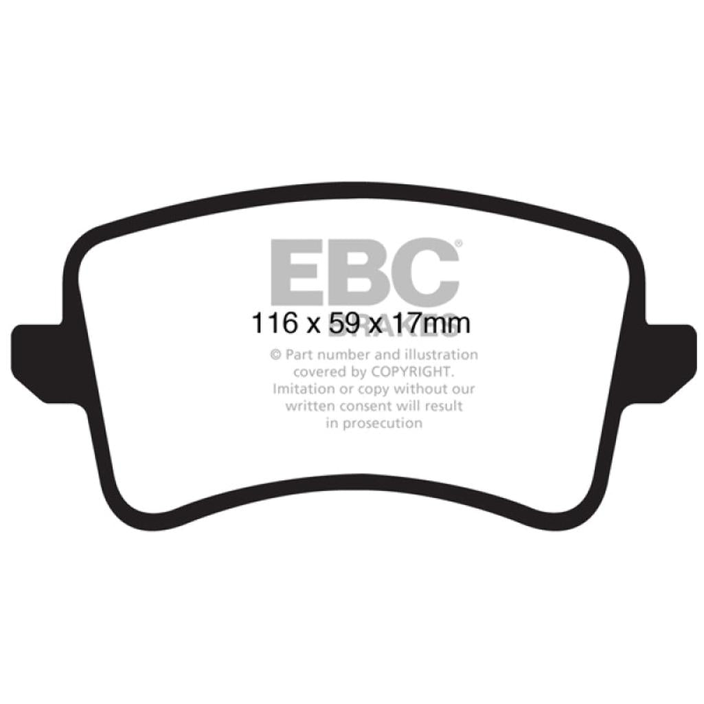 EBC Brakes Bluestuff NDX Full Race Brake Pads for Audi S4 and S5 – High-Friction Street and Track Performance