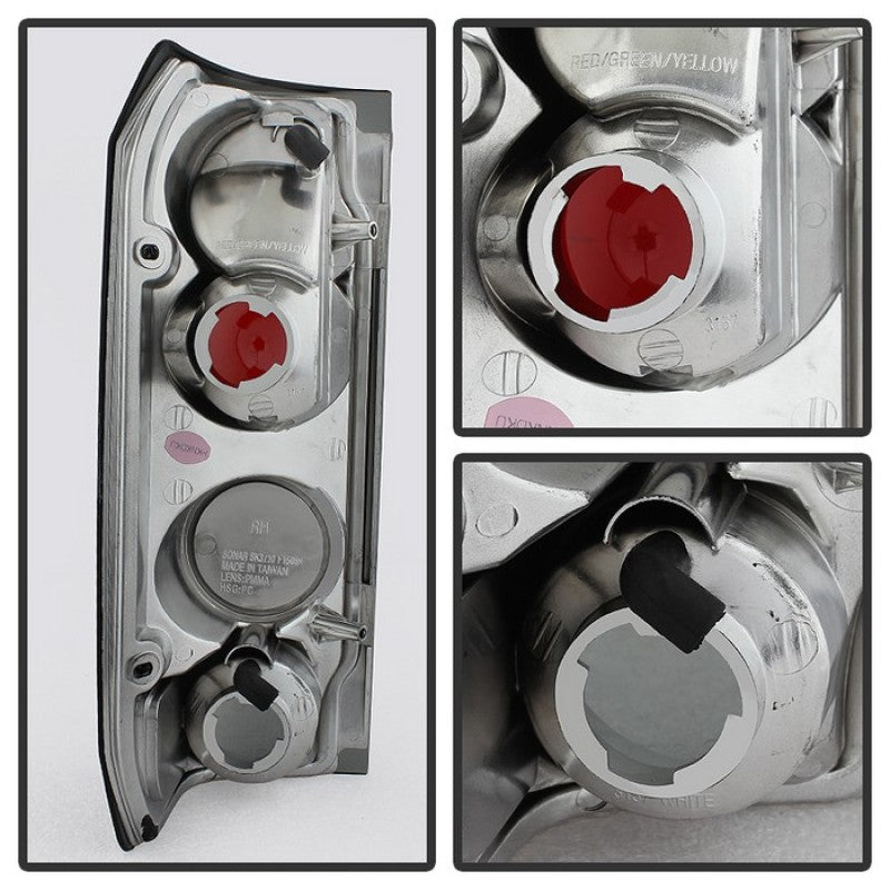 Spyder Ford F150 87-96/Ford Bronco 88-96 Euro Style Tail Lights Black Smoke ALT-YD-FF15089-BSM-SR1 Performance