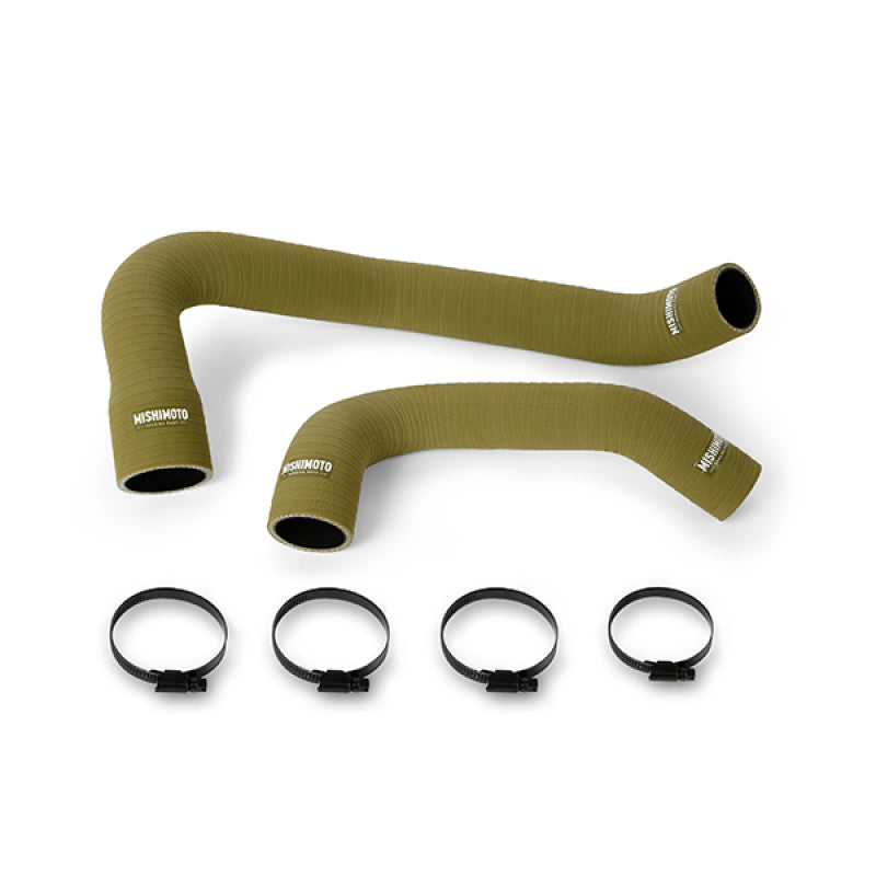 Mishimoto 97-06 Jeep Wrangler 6cyl Silicone Hose Kit Olive Drab-SR1 Performance