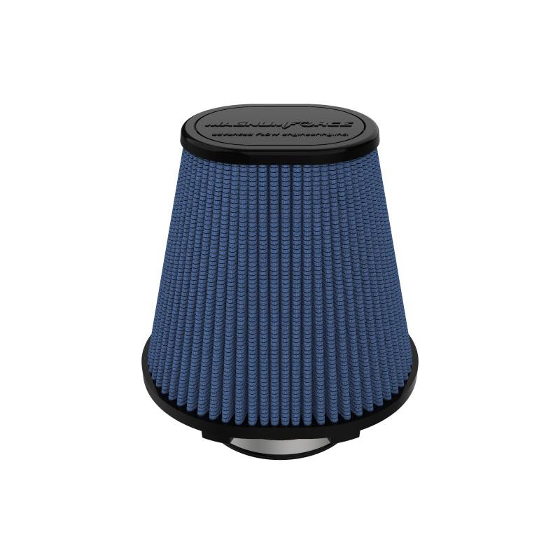 aFe MagnumFORCE Intake Replace Air Filter w/Pro5R Med 4in F x 7.75x6.5in B x 4.75x3.5in T x 7in H-SR1 Performance