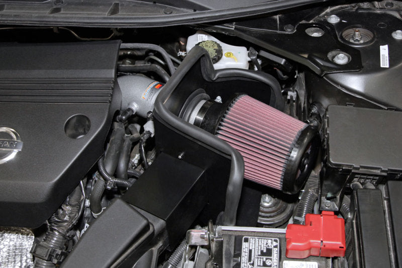 K&N 69 Series Typhoon Performance Intake Kit - Silver for 13-14 Nissan Altima 2.5L L4-SR1 Performance
