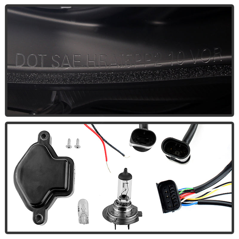 Spyder BMW E46 3-Series 02-05 4DR Projector Headlights 1PC LED Halo Blk PRO-YD-BMWE4602-4D-AM-BK-SR1 Performance