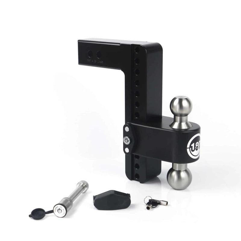 Weigh Safe 180 Hitch with 10-Inch Drop and 2.5-Inch Shank * Black Cerakote Finish