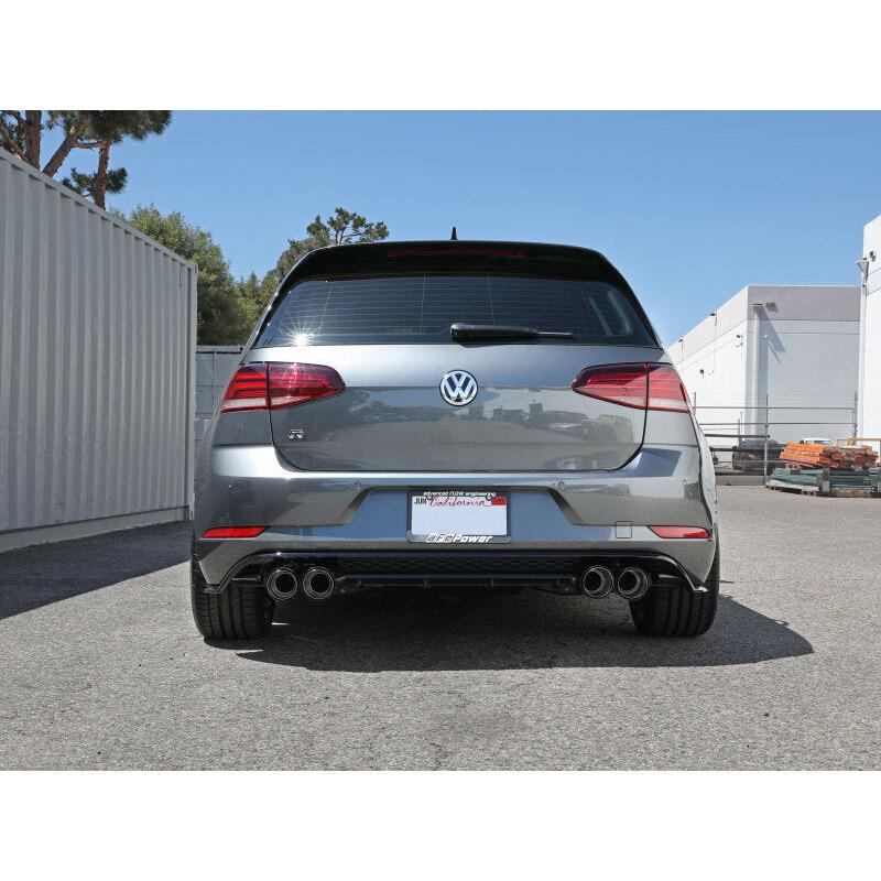afe POWER MACH Force-Xp 15-19 Volkswagen Golf R L4-2.0L(T) 304 SS Cat-Back Exhaust System - Carbon-SR1 Performance