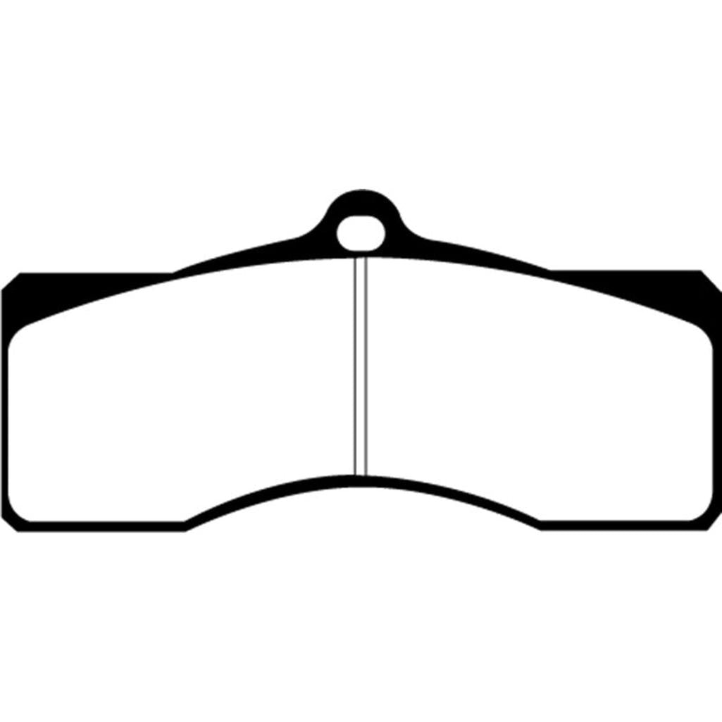 EBC Yellowstuff Front Brake Pads for Chevrolet Corvette and Camaro - High-Performance Street and Track Use