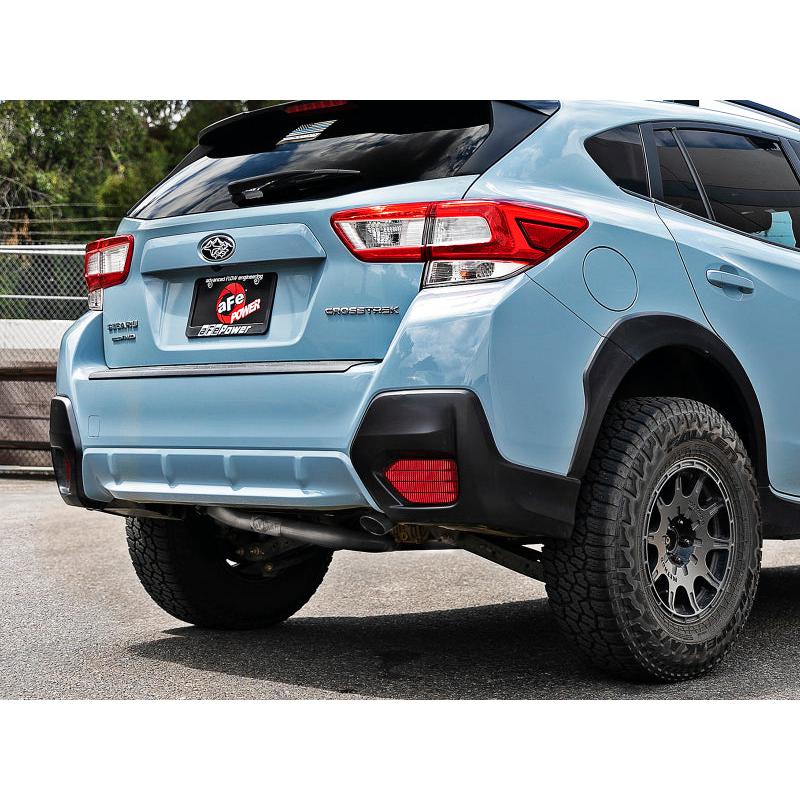 aFe POWER Takeda 2.5in 304 SS Cat-Back Exhaust System Subaru Crosstrek 18-19 H4-2.0L-SR1 Performance