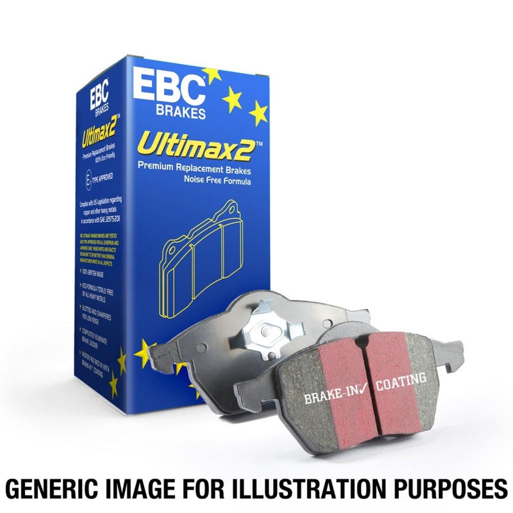 EBC Ultimax2 Rear Brake Pads for Nissan 240SX and Hyundai Elantra 2.0 (Part UD272)