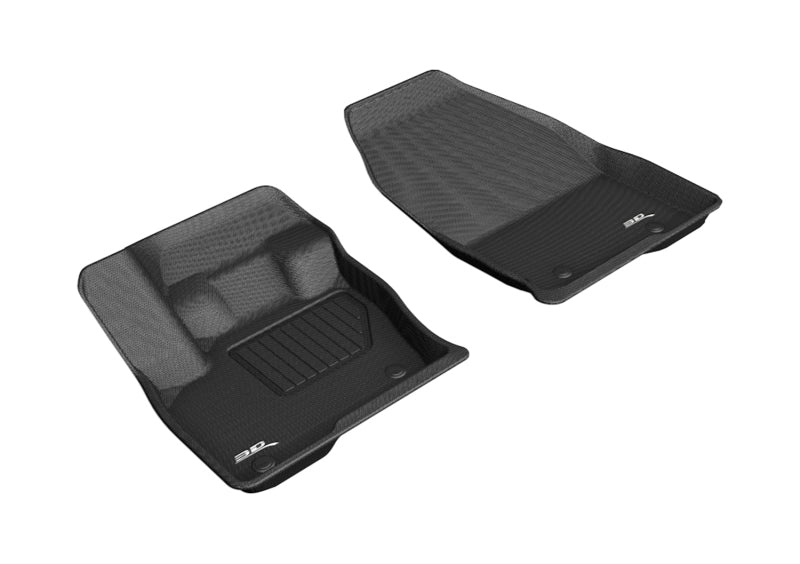 3D MAXpider 2016-2020 Lincoln Nautilus/Mkx Kagu 1st Row Floormat - Black-SR1 Performance