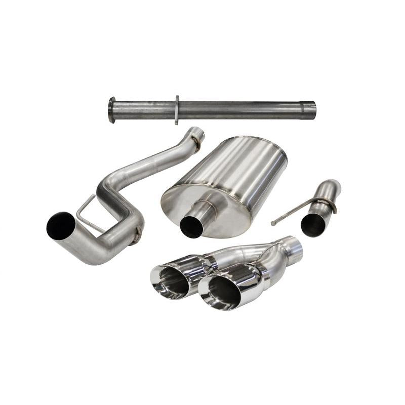 Corsa 2011-2014 Ford F-150 Raptor 6.2L V8 145in Wheelbase Polished Xtreme Cat-Back Exhaust