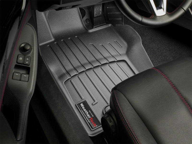 WeatherTech DigitalFit Front FloorLiners for Mazda MX-5 Miata and Fiat 124 Spider – Black, Part #448471
