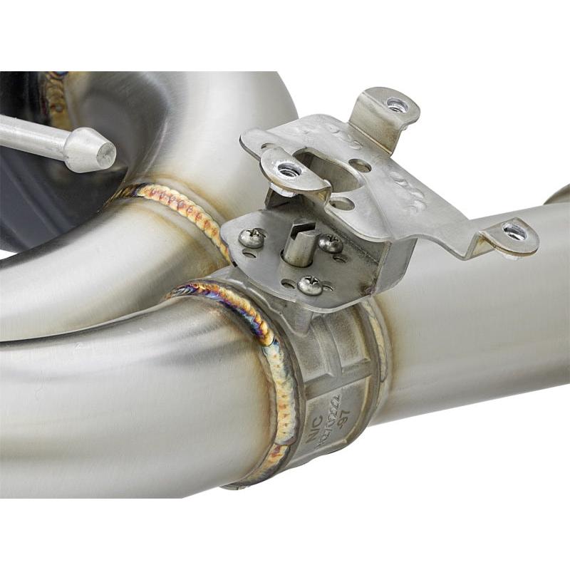 aFe MACHForce XP 16-17 BMW 340i/iX 440i/iX L6-3.0L (t) SS Axle-Back Exhaust w/Black Tip-SR1 Performance