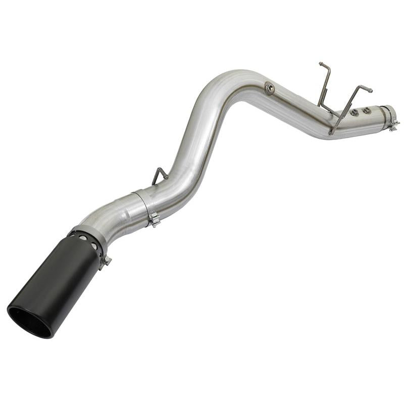 aFe ATLAS 5in DPF-Back Aluminized Steel Exhaust System GM Diesel Trucks 2017 V8 6.6L (td) L5P