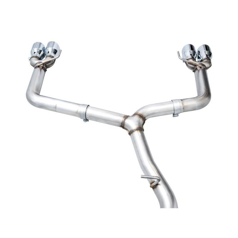 AWE Tuning 2022+ VB Subaru WRX Track Edition Exhaust - Chrome Silver Tips