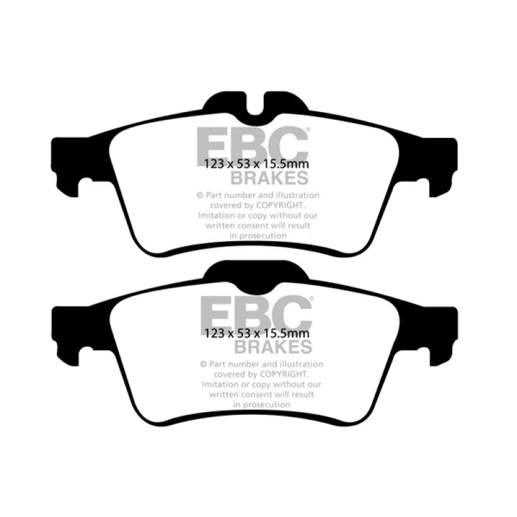EBC Bluestuff NDX Full Race Brake Pads for Mazda 3 and Volvo V50 – High Friction Street and Track Performance