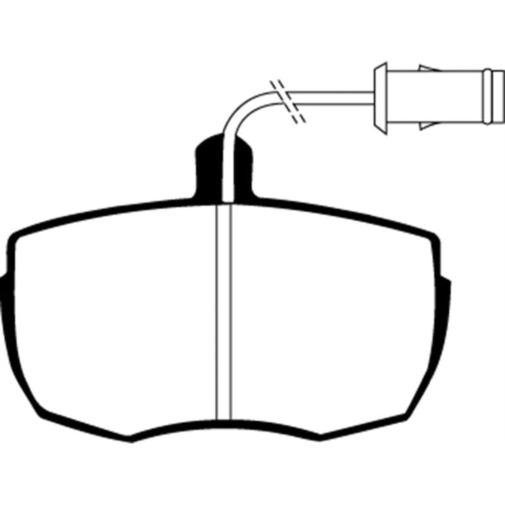 EBC 87-89 Land Rover Range Rover 3.5 Greenstuff Front Brake Pads