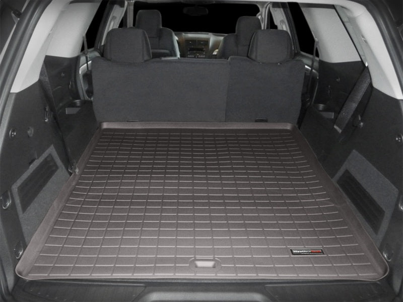 WeatherTech Part Number 43410 Cocoa Cargo Liner for GMC Acadia (2010-2012) – Complete Trunk Protection with Bumper Protector Option
