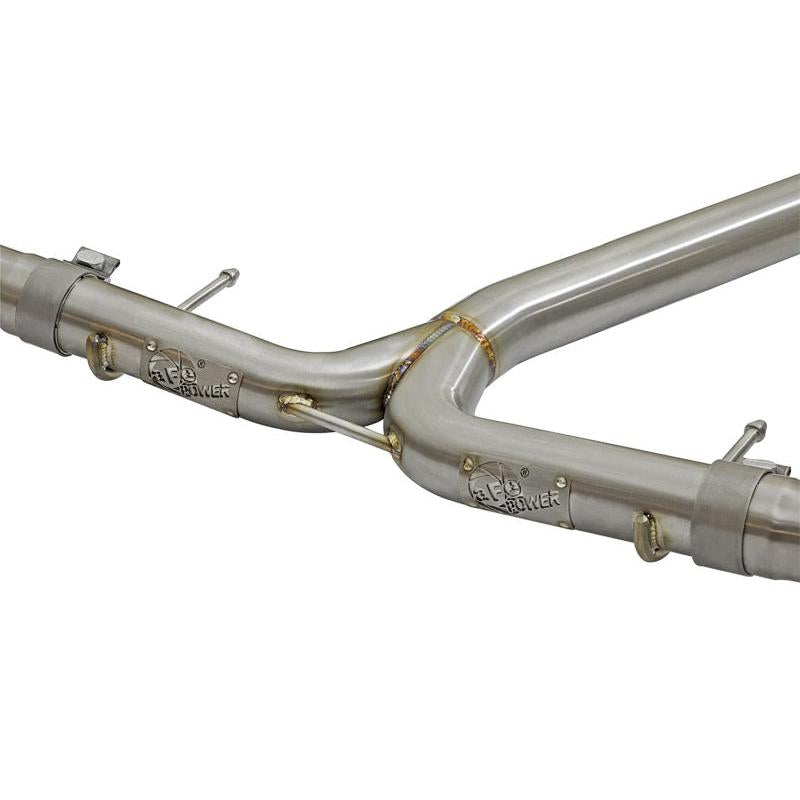 aFe POWER Takeda 16-17 Honda Civic I4-1.5L (t) 2.25-2.5in 304 SS CB Dual-Exit Exhaust Polish Tip-SR1 Performance