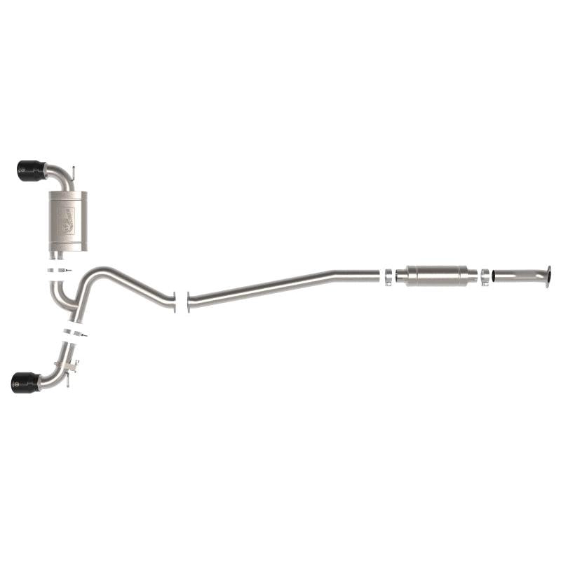 aFe 22-23 Hyundai Kona N L4 2.0L(t) Takeda 3in 304 SS Cat-Back Exhaust System w/ Black Tips