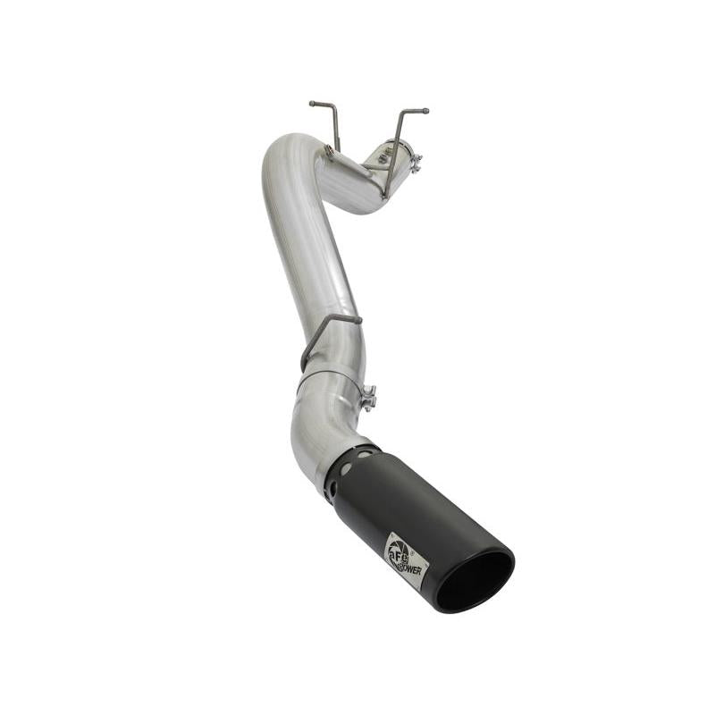 aFe ATLAS 5in DPF-Back Aluminized Steel Exhaust System GM Diesel Trucks 2017 V8 6.6L (td) L5P