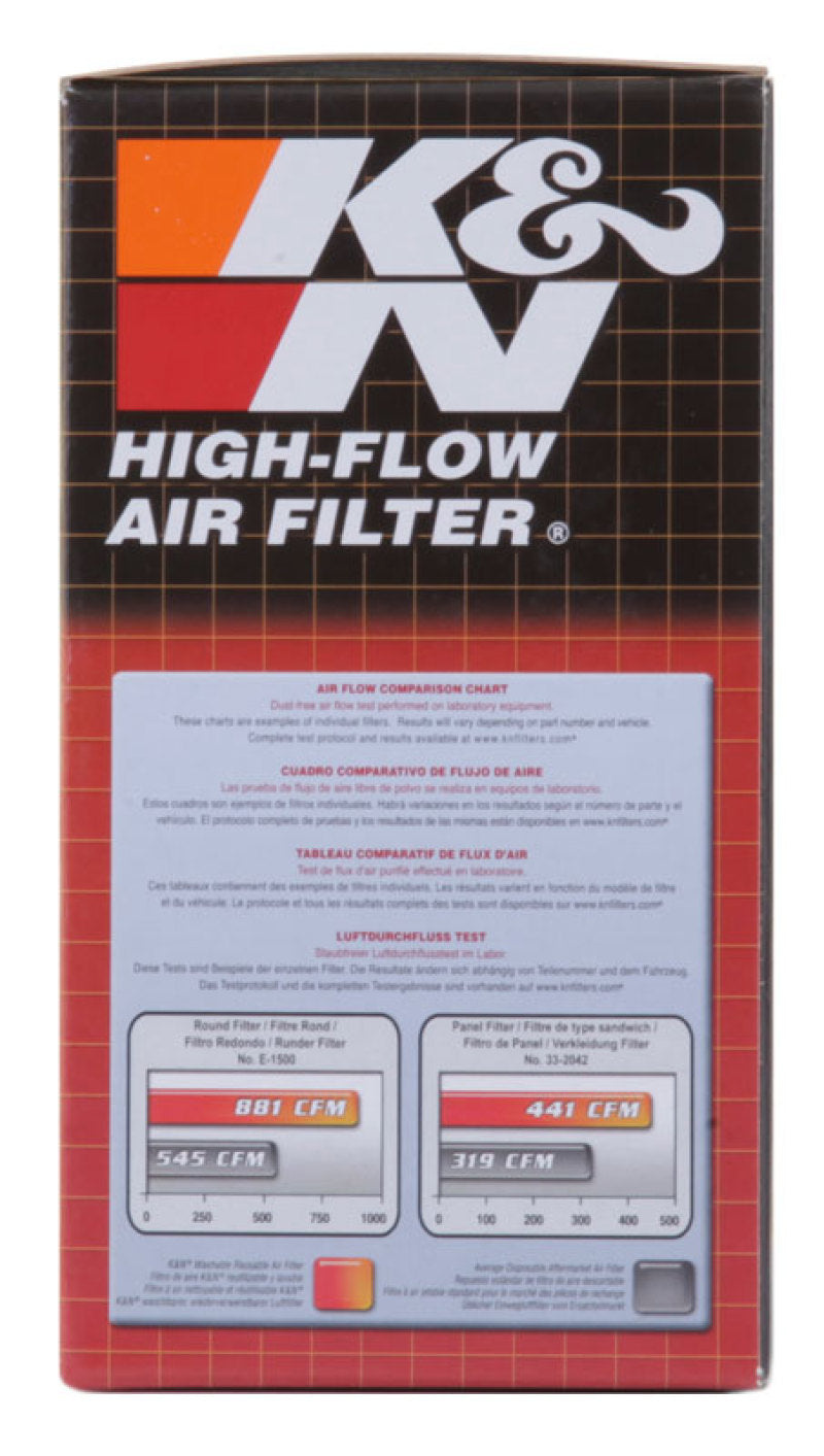 K&N Custom Air Filter Round 5-7/8in OD x 4-7/8in ID x 1.4/5in H-SR1 Performance