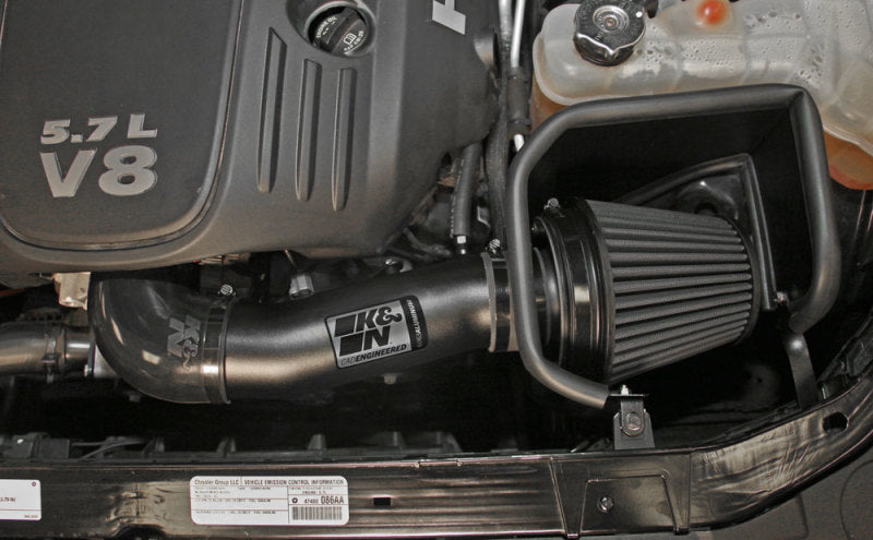 K&N Dodge/Chrysler 5.7/6.1L V8 Black Performance Intake Kit-SR1 Performance
