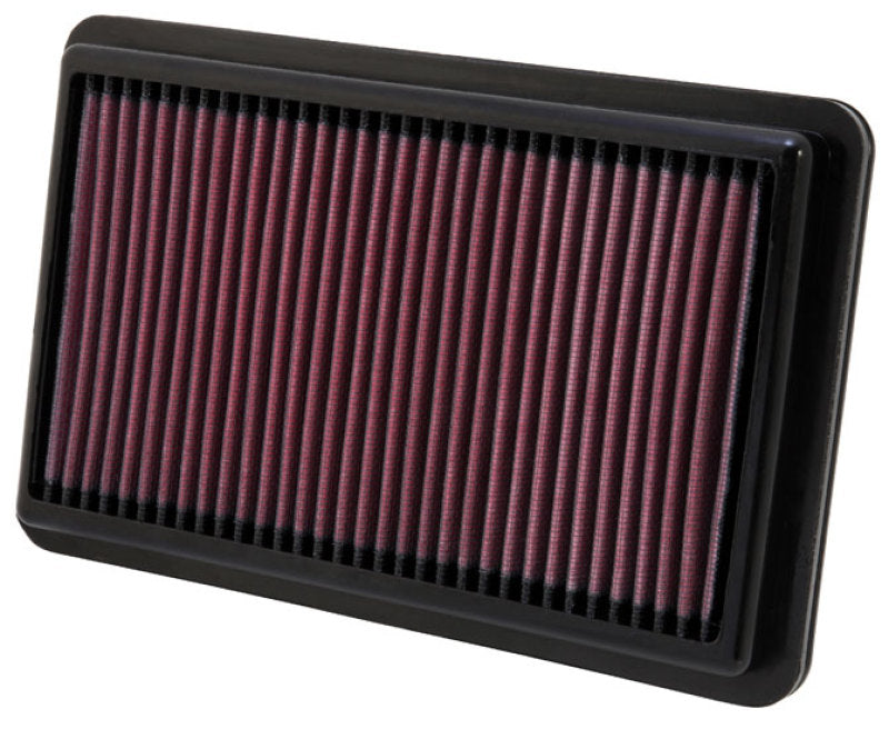 K&N Replacement Air Filter 10.188in O/S Length x 6.375in O/S Width x 1.063in H for 12 Honda Civic Si-SR1 Performance