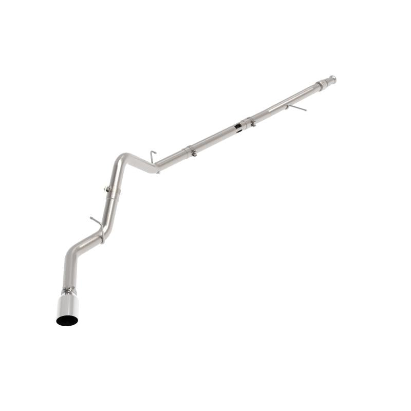 aFe Large Bore-HD 3in 409SS DPF-Back 20-21 GM Trucks L6-3.0L (td) LM2 - Polished Tip-SR1 Performance