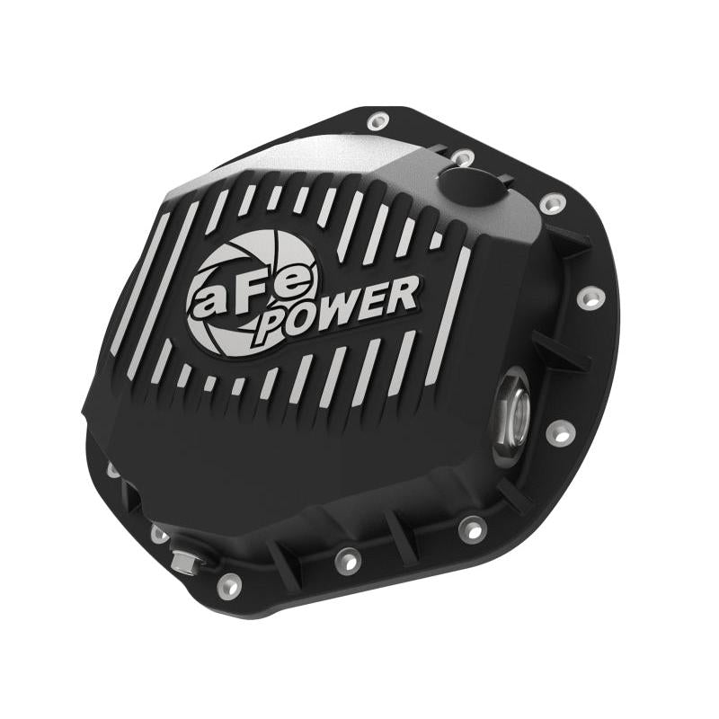 aFe Power Pro Series Rear Differential Cover Black w/ Machined Fins 14-18 Dodge Trucks 2500/3500