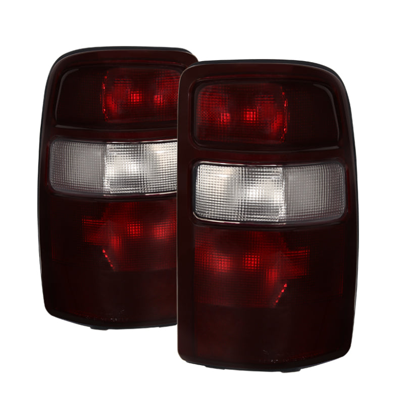 Xtune GMC Yukon 00-06 OEM Style Tail Lights w/ Black Rim Red Smoked ALT-JH-CSUB00-OE-RSM-SR1 Performance